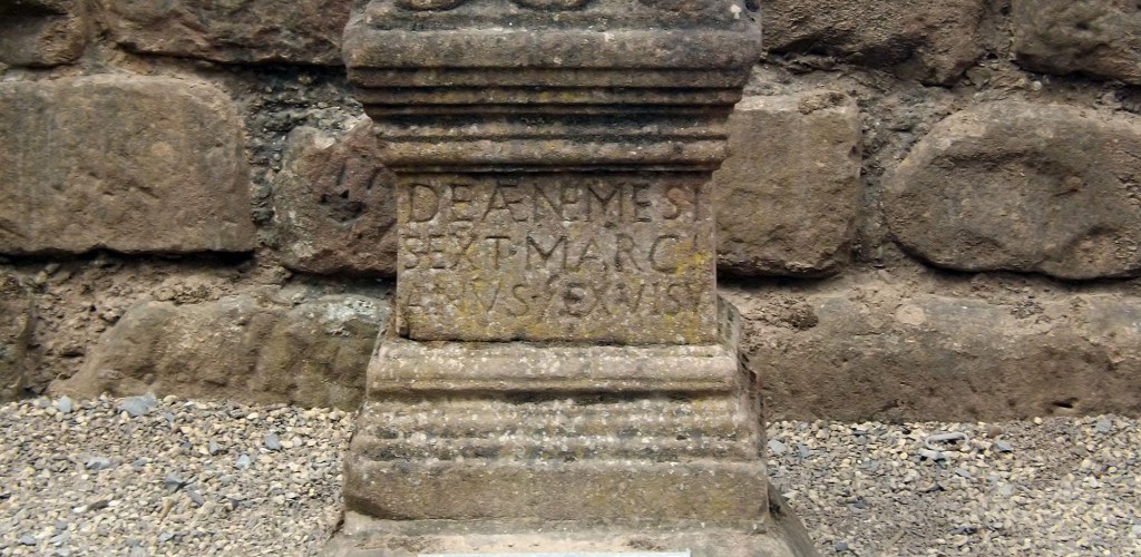 Roman altar to Nemesis at Chester amphitheater